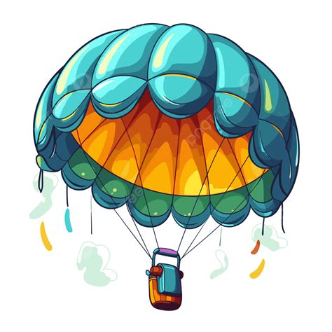 Cartoon Parachute Clipart Png Vector Psd And Clipart With