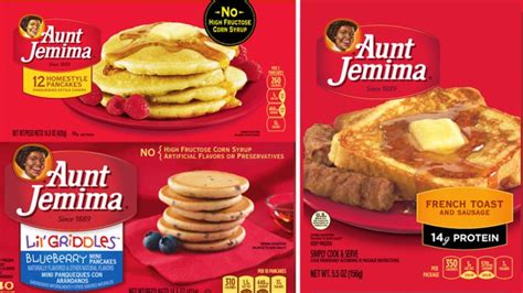 Aunt Jemima Brand Frozen Waffles And Frozen French Toast Slices