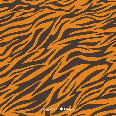 Premium Vector Tiger Stripes Pattern