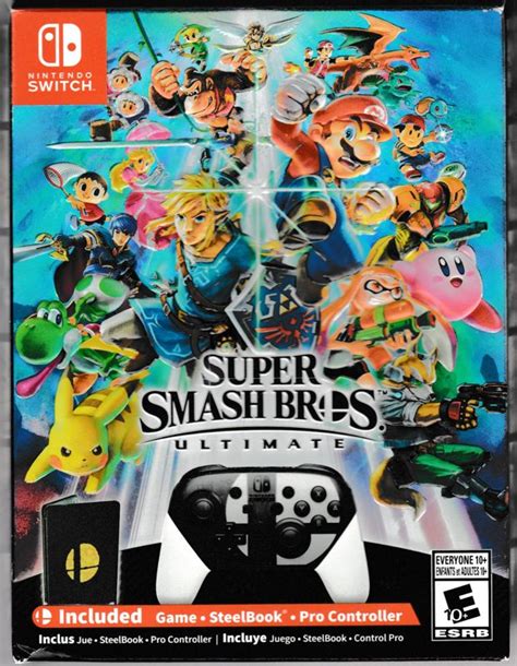 Super Smash Bros Ultimate Special Edition 2018 Nintendo Switch Box