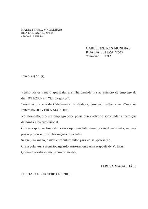 Carta De ApresentaÃ§Ã£o Emprego Em Banco Soalan Bc