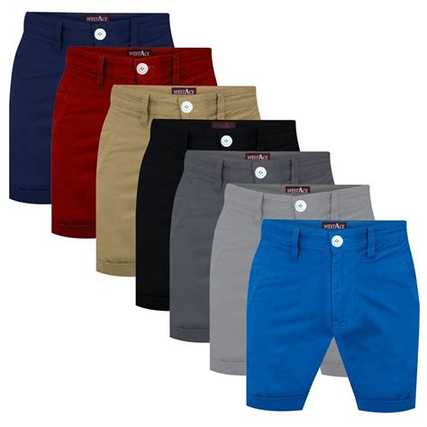 Kids love living in jeans too, as these pants are perfect for playing hard and holding up after a wash or two. New Mens Chino Shorts Cotton Combat Half Pant Casual ...