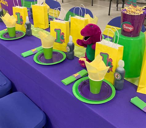 Barney And Friends Birthday Party Ideas Photo 1 Of 6 Catch My Party