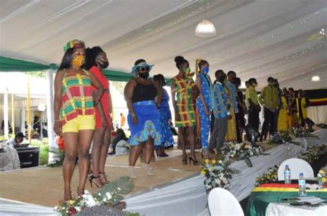 auxillia mnangagwa launches zimbabwe national dress and fabrics gambakwe media