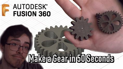 How To Make A Gear In Fusion 360 The Easy And Fastest Way Tutorial