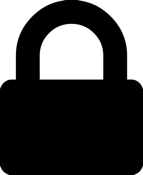Lock Icon Transparent 432995 Free Icons Library