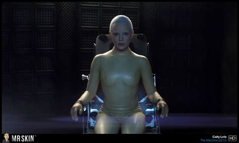 Naked Caity Lotz In The Machine