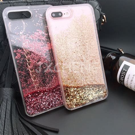 Luxury Water Liquid Phone Case For Iphone 8 7 7 Plus Sparkle Quicksand