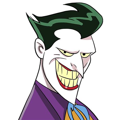 How To Draw The Joker Really Easy Drawing Tutorial Joker Drawing Easy