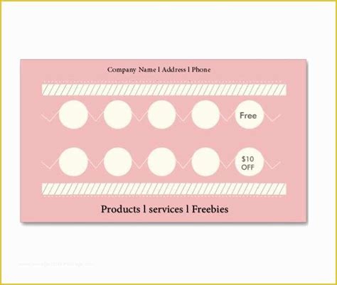 free punch card template or design of 30 printable punch reward card free download nude photo