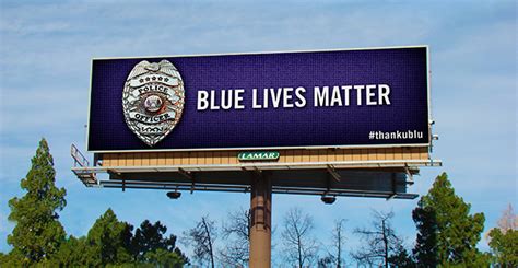 Blue Lives Matter Billboards