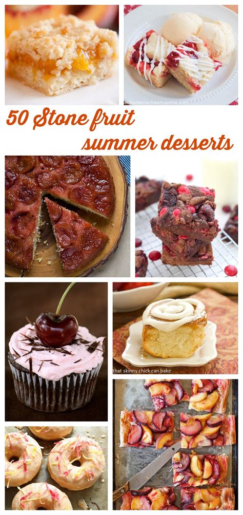 The best summer dessert recipes for sunny days. 50 stone fruit summer desserts | Summer desserts, Easy desserts, Dessert recipes