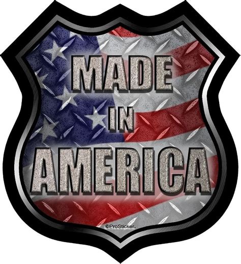 Amazon Com Prosticker One American Made Series Made In America Decal Sticker Automotive