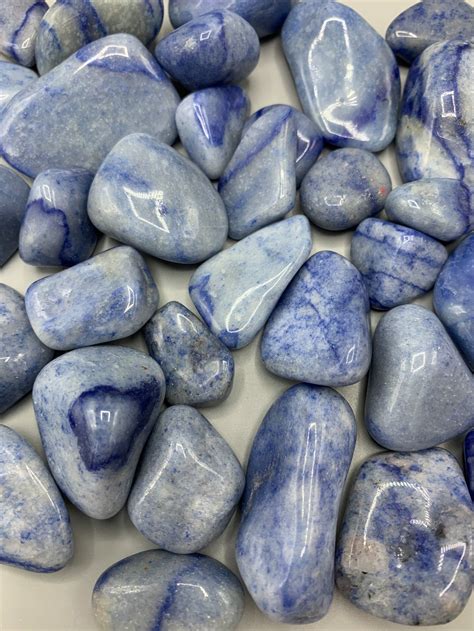 Blue Aventurine Tumbled Gem Healing Crystals Chakra Etsy 日本