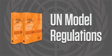 20th Un Model Recommendations For Dangerous Goods Transport Orange