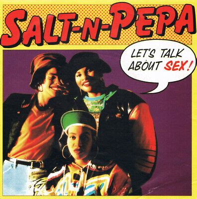 SALT N PEPA LETS TALK ABOUT SEX VINYL SINGLE P S HIP HOP POP