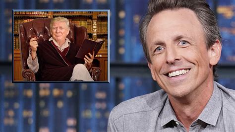 Watch Late Night With Seth Meyers Highlight Trump Loses It After Jan