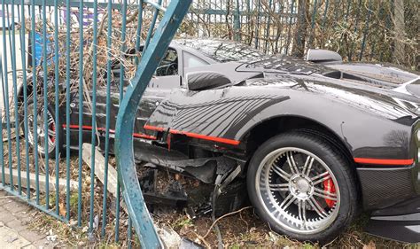 Bodyguard Andy Danso Crashes Boss Uninsured Pagani Zonda Sports Car