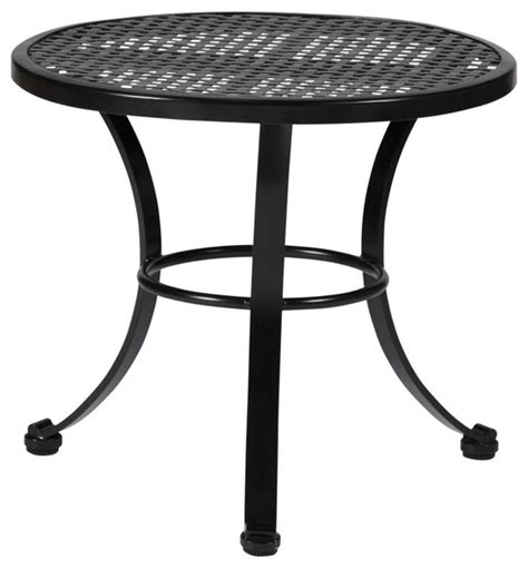 Verano Wrought Iron Mesh End Table Outdoor Side Tables Birmingham