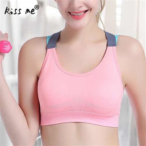 Quick Dry Breathable Sports Bra Push Up Top Female Gym Woman Tanktop Crop Top For Fitness Yoga