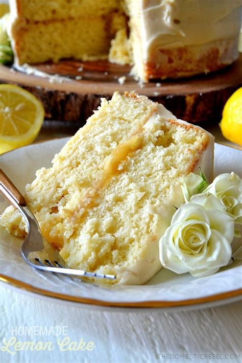 This Recipe For Lemon Cake Is The Best Ever Moist And Tender Homemade
