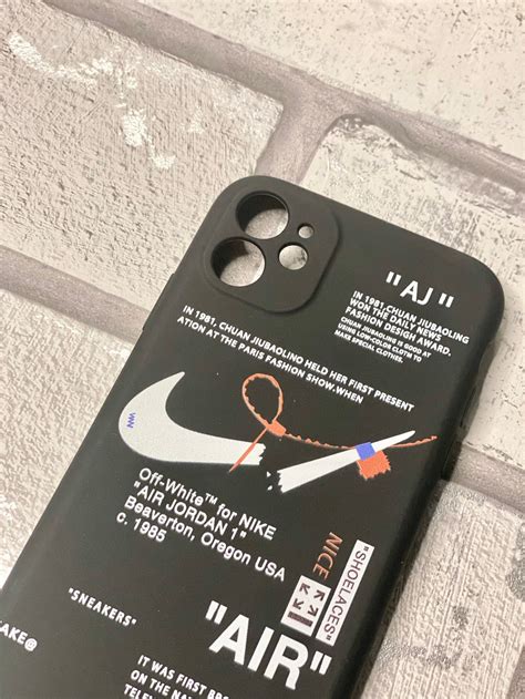 Nike x Off White Broken Swoosh iPhone 11 & Pro Case Soft Flexy | Etsy