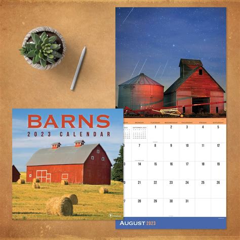 2023 Barns Wall Calendar Etsy