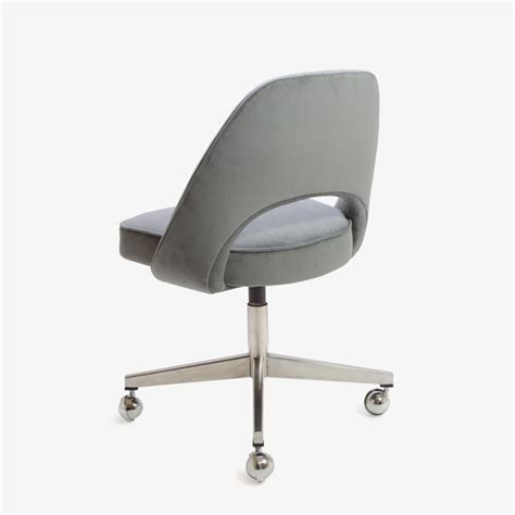 Shop saarinen executive office chair and see our wide selection of office chairs at design within reach. Saarinen Executive Armless Chair in Gray Moleskin, Swivel ...
