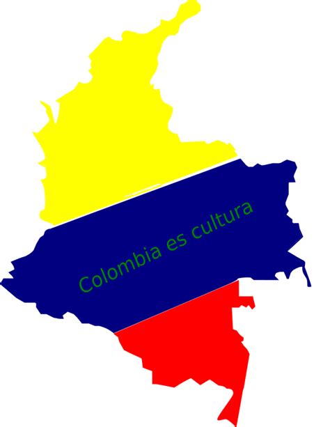 Mapa De Colombia Openclipart