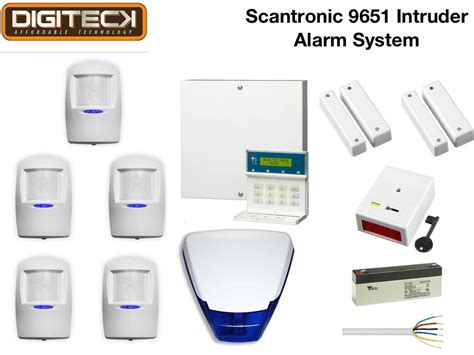 Scantronic 9651 En41 Intruder Alarm System W Keypad Pir Bellbox