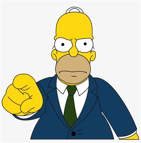 Homer Simpson Png Homer Simpson Pointing Free Transparent Png