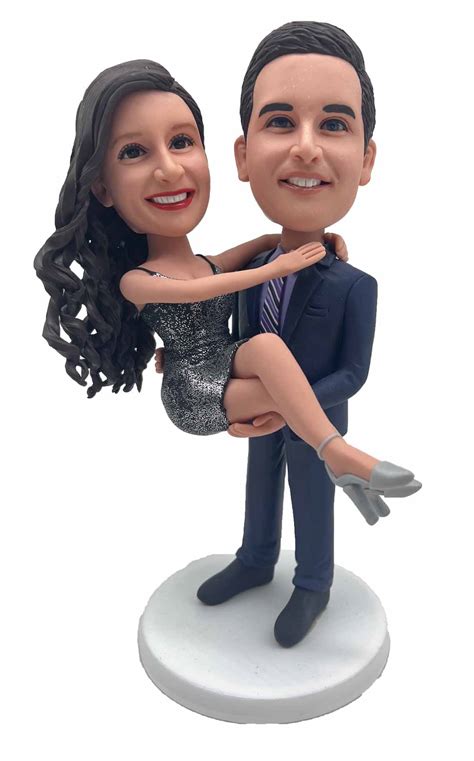 Custom Cake Toppers Figurines Couple Sitting On Bench Bw30 14900