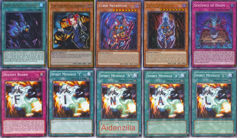 Yugioh Destiny Board Deck Curse Necrofear Dark Spirit - Etsy
