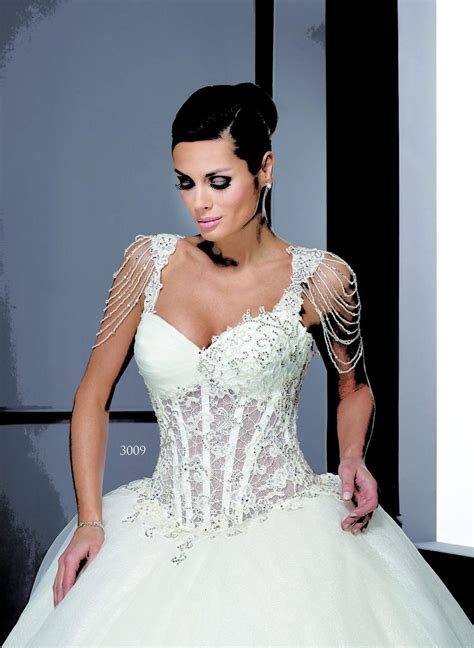 bustier wedding dress