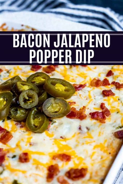 Jalapeno Popper Dip With Bacon Recipe Erhardts Eat