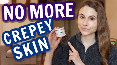 How To Fix Crepey Skin Tips From A Dermatologist Dr Dray Youtube