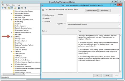 Disable Web Search In The Windows Start Menu Via Group Policy Sysops