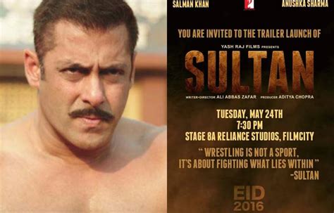 Sultan Trailer To Release On May 24 Bollywood Bubble