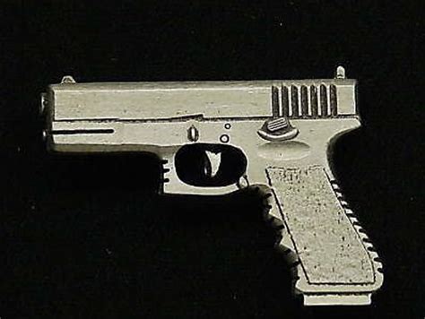 9mm Handgun Pewter Gun Pin Cap Pin Made Of Pewter Custom Etsy