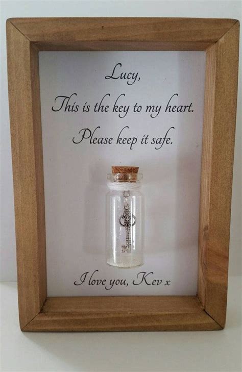 Whether it's valentine's day or her this affordable, sleek earbuds are not only perfect for exercising, but great for zoom meetings as well! Romantic Wife Gift - Personalised frame - Key to my heart ...