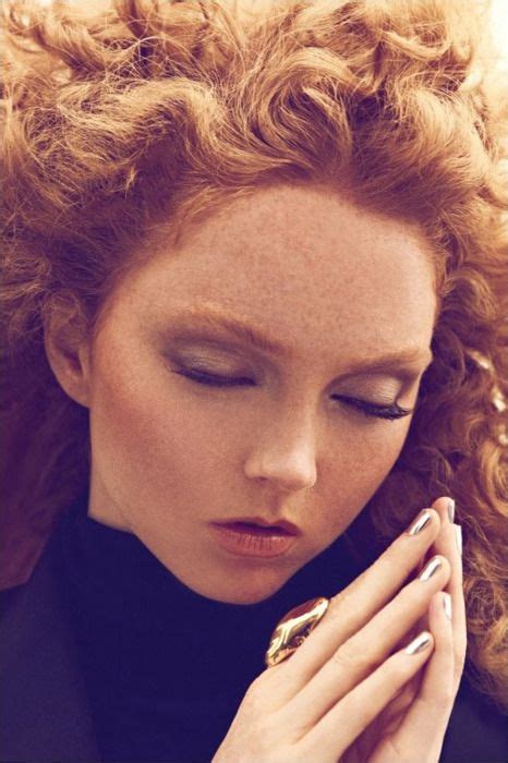 Lily Cole By Koray Birand For Harpers Bazaar Turkey October 2011 Red