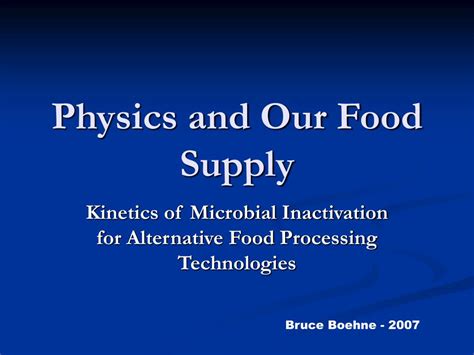 Ppt Physics And Our Food Supply Powerpoint Presentation Free