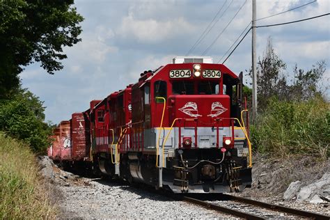 Rjcc Gp38 2 3804 Rj Corman Railroad Freight Train Works Ge Flickr