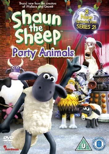 Shaun The Sheep Party Animals Dvd Uk Justin Fletcher