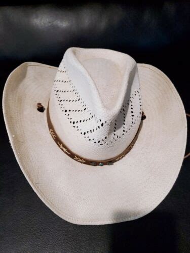 Stetson Rodeo Dr Collection Straw Cowboy Hat Medium Size Ebay