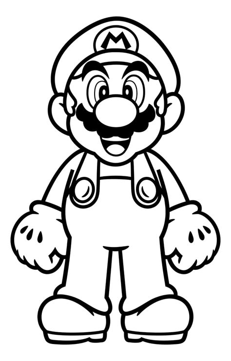 Dibujo De New Super Mario Bros Para Colorear Dibujos Infantiles De New