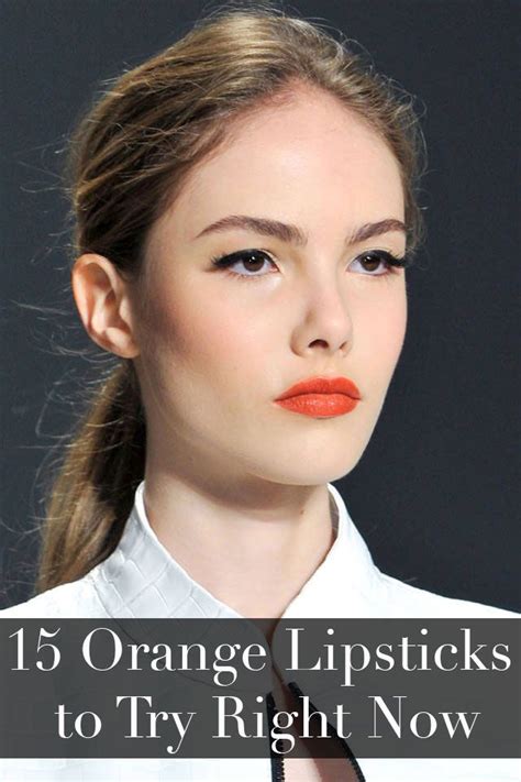 The Best Orange Lipsticks For Your Skin Tone Makeup Looks Orange
