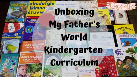 Unboxing My Fathers World Homeschooling Kindergarten Curriculum
