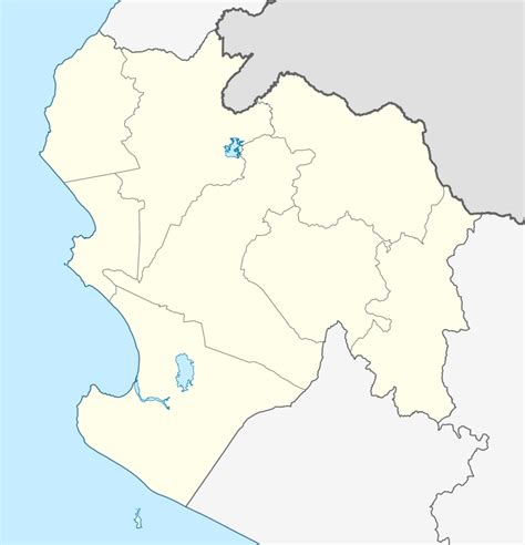 Mapa De Piura Provincia Municipios Turístico Y Carreteras De Piura Perú