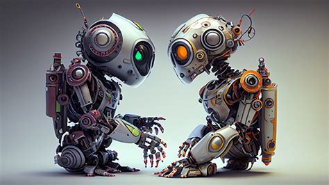 الروبوت خلفية الخيال العلمي الغريبة إنسان آلي الغريبة الخيال العلمي